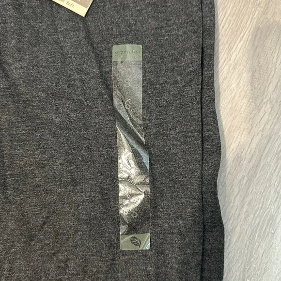 GREEN TEA SUPER SOFT CHARCOAL HEATHER PANTS LOUNGE COMFORT EVERYDAY - Picture 3 of 6